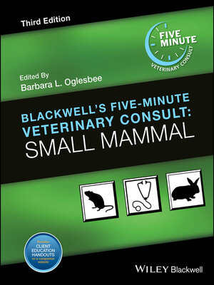 cover image of Blackwell's Five-Minute Veterinary Consult